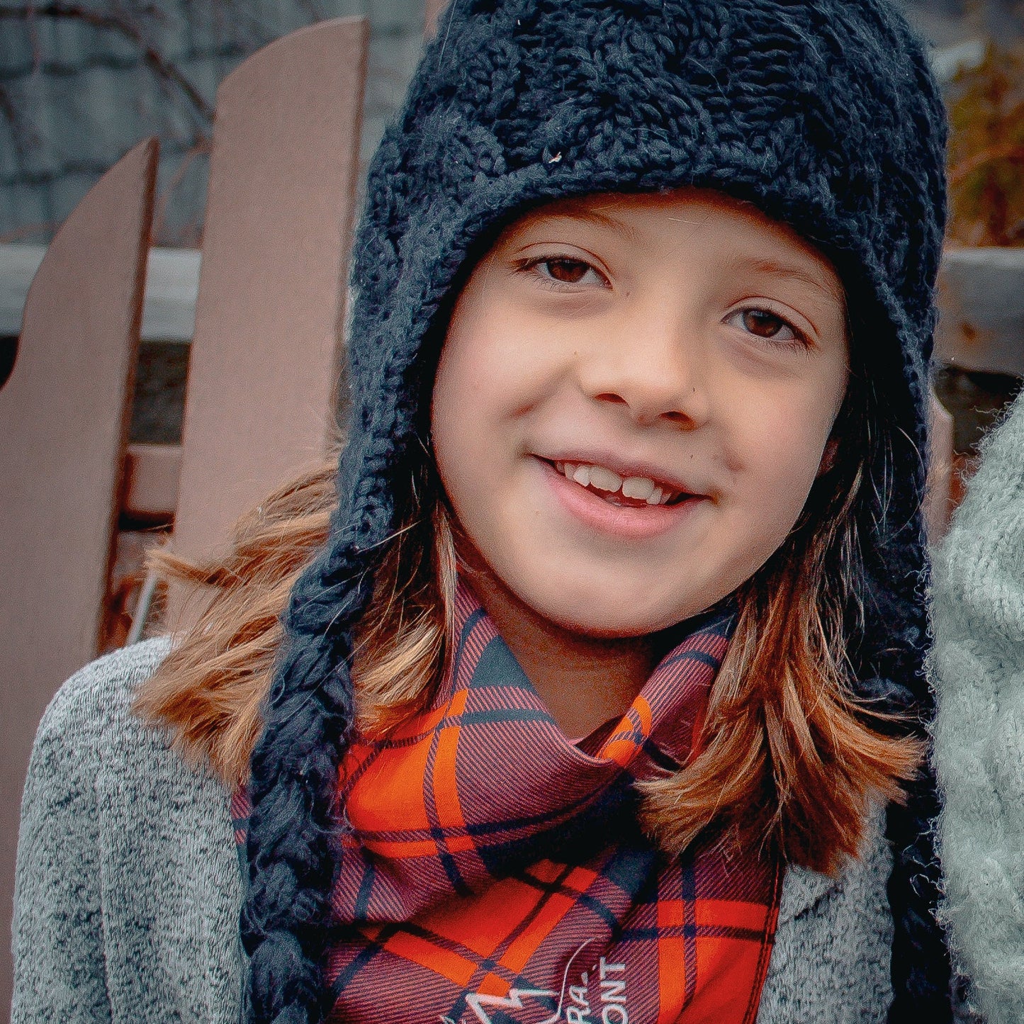 Red Plaid Infinite Bandana