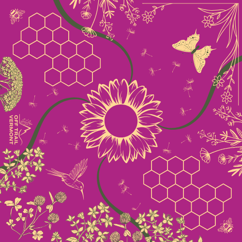 Hummingbird & Hive Bandana