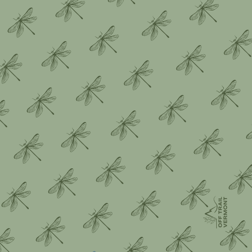 Green dragonfly bandana