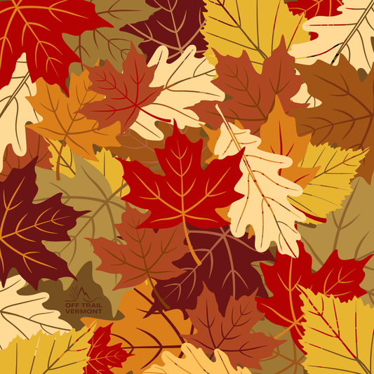 Leaning Into Leaves 22x22inch 100% cotton infinite bandana