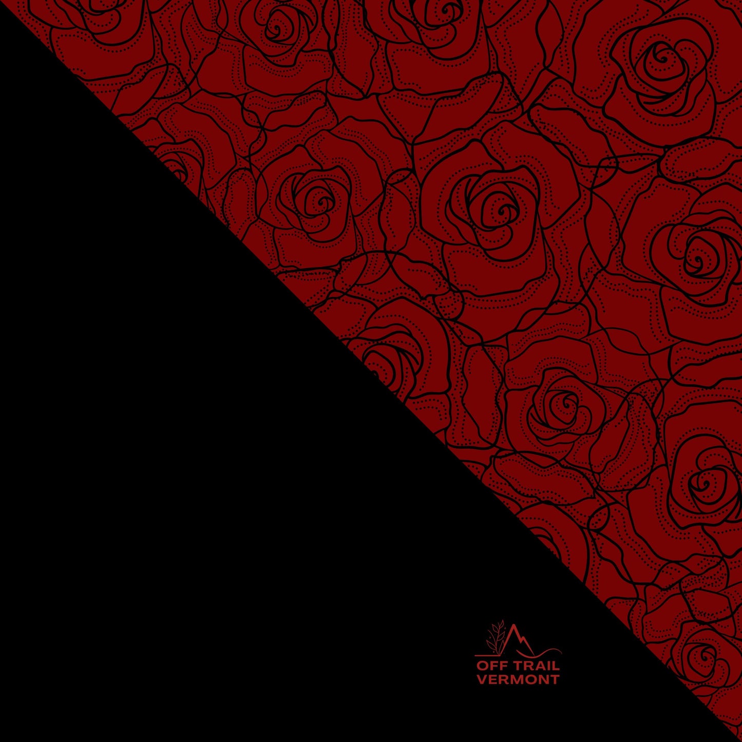 Dark Rose Bandana Split